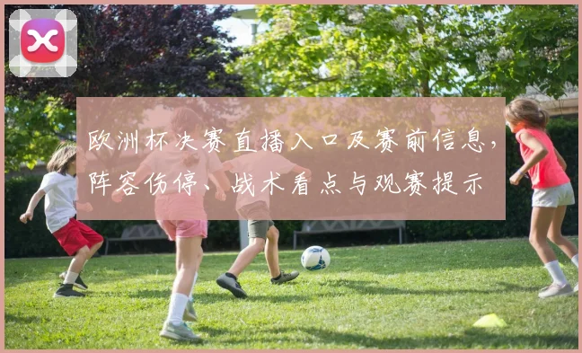 欧洲杯决赛直播入口及赛前信息，阵容伤停、战术看点与观赛提示
